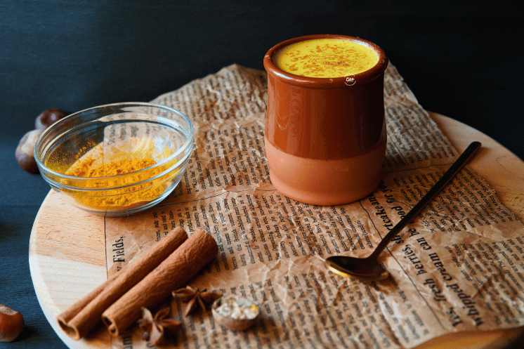 zlatno mleko, golden milk